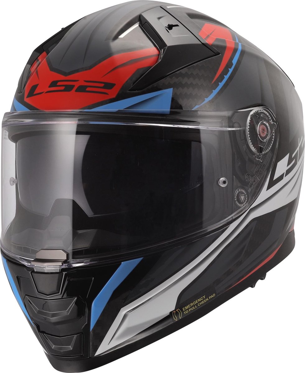 LS2 FF811 Vector II Carbon Savage Helm -
