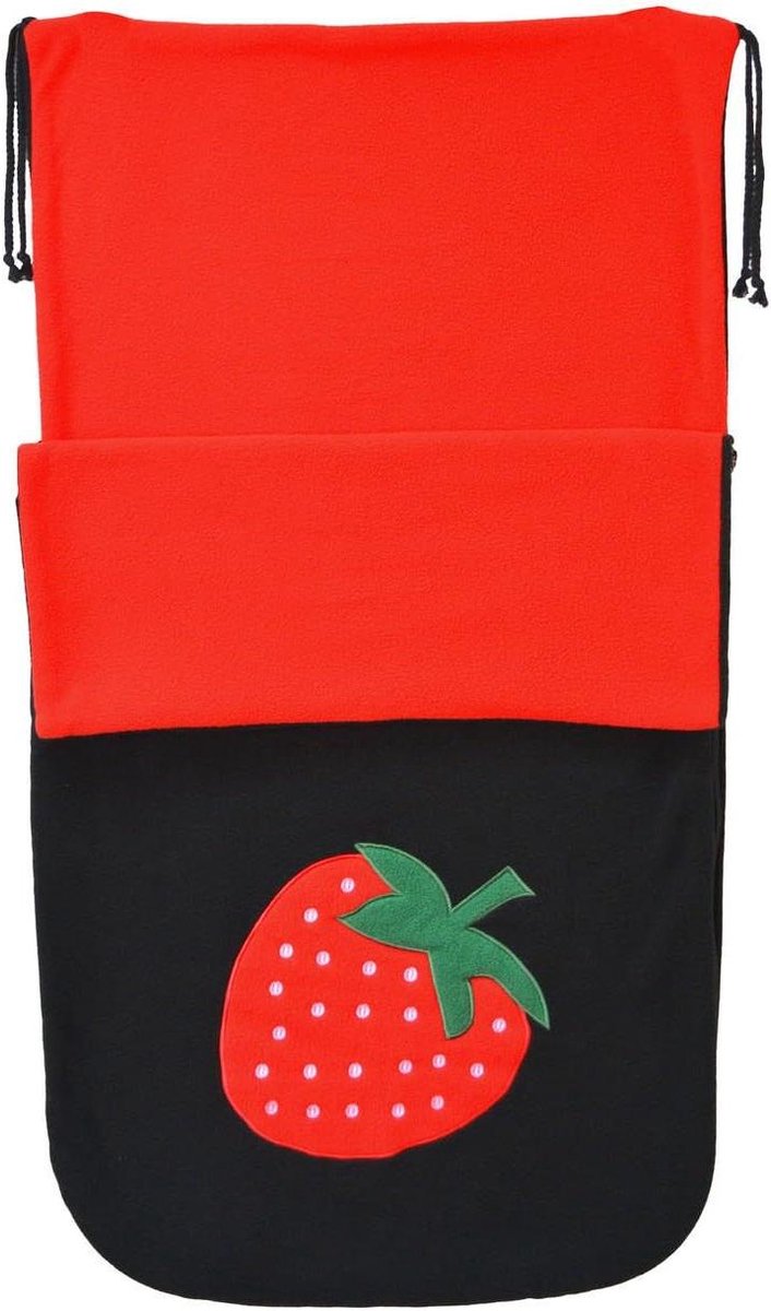 Voetenzak Kinderwagen - Babyzak Wandelwagenzak - Baby Warm Houden - Zacht Katoen - 5 x 5 x 5 cm - Aardbei
