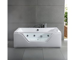 SPALINA - Whirlpool bad - Tahiti white Jets, 170 x78 x60 cm, Wit