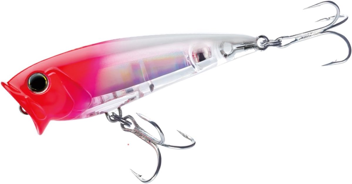 Unisex 3D Inshore Popper Lure, Real Mullet, 2-3/4"