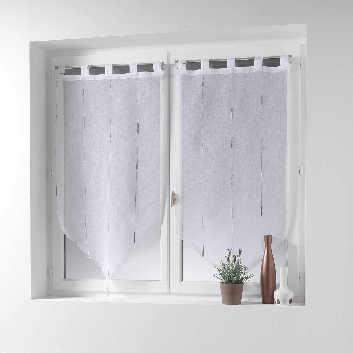 binnenkant, Chenilla paar, polyester, natuur, 2 x 90 x 90 cm