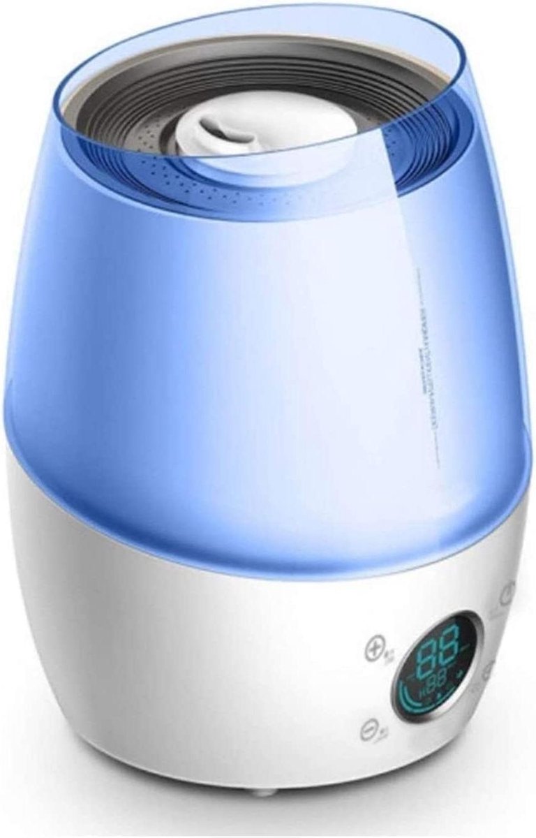 Luchtbevochtiger Slaapkamer - Koele Mist Luchtbevochtiger - Verbeter Luchtkwaliteit - Stille Ultrasone Technologie - 45L Capaciteit - Wit