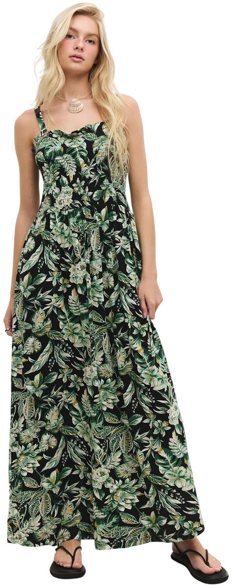 robe longue à bretelles