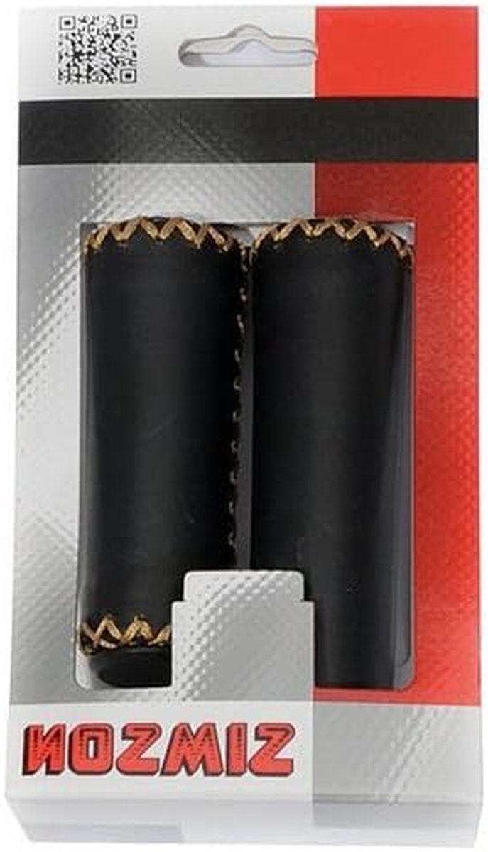 Fietshandvatten - Stuurhandvatten Handvatten - Comfortabel Fietsen - Universele Pasvorm - 222 mm Binnendiameter - Zwart