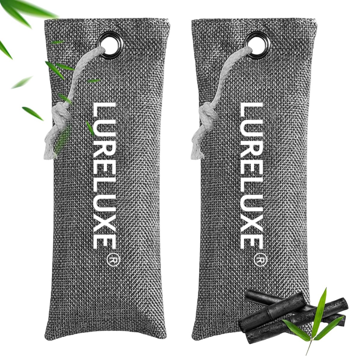 2 stuks bamboe luchtreinigingszakken, actieve koolzakken, geurabsorberend, bamboeactieve kool, schoenen-geurvreter - ShopVlot