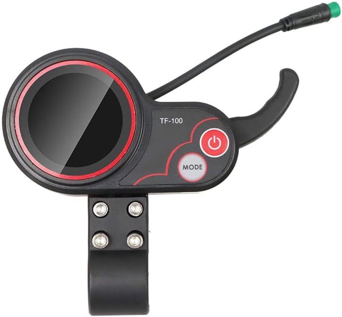 SnelShoppen - Fututech TF-100 Controller voor Kugoo M4 - LCD Display Teller en Schakelaar - Dashboard voor Elektrische Scooter Accessoires - 5 Pins