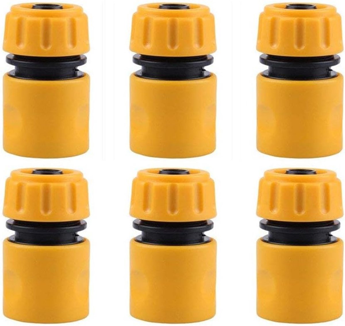 Slangverbindingsset 6 stuks - 1/2 inch slangstukken - snelkoppeling - eenvoudig te gebruiken - ShopVlot