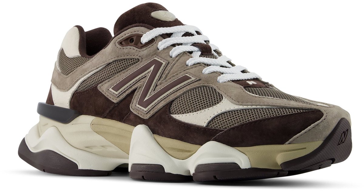 New Balance 9060 - Unisex - Thunder Brown Black Coffee - Maat EU 44.5