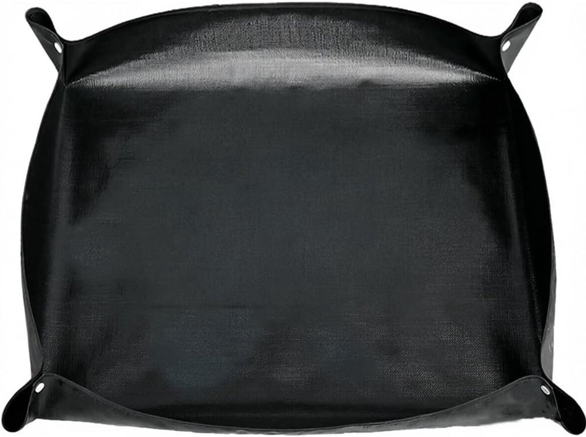 Waterdichte en opvouwbare plantenmat 100 x 100 cm voor tuin en kamerplanten, ideaal voor bodemverandering en konijnenomheining