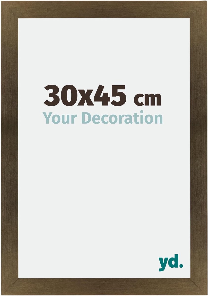 Fotolijst 30x45 cm - MDF Lijst met Acrylglas - Niet-reflecterend - Eenvoudig te Hang - SnelShoppen