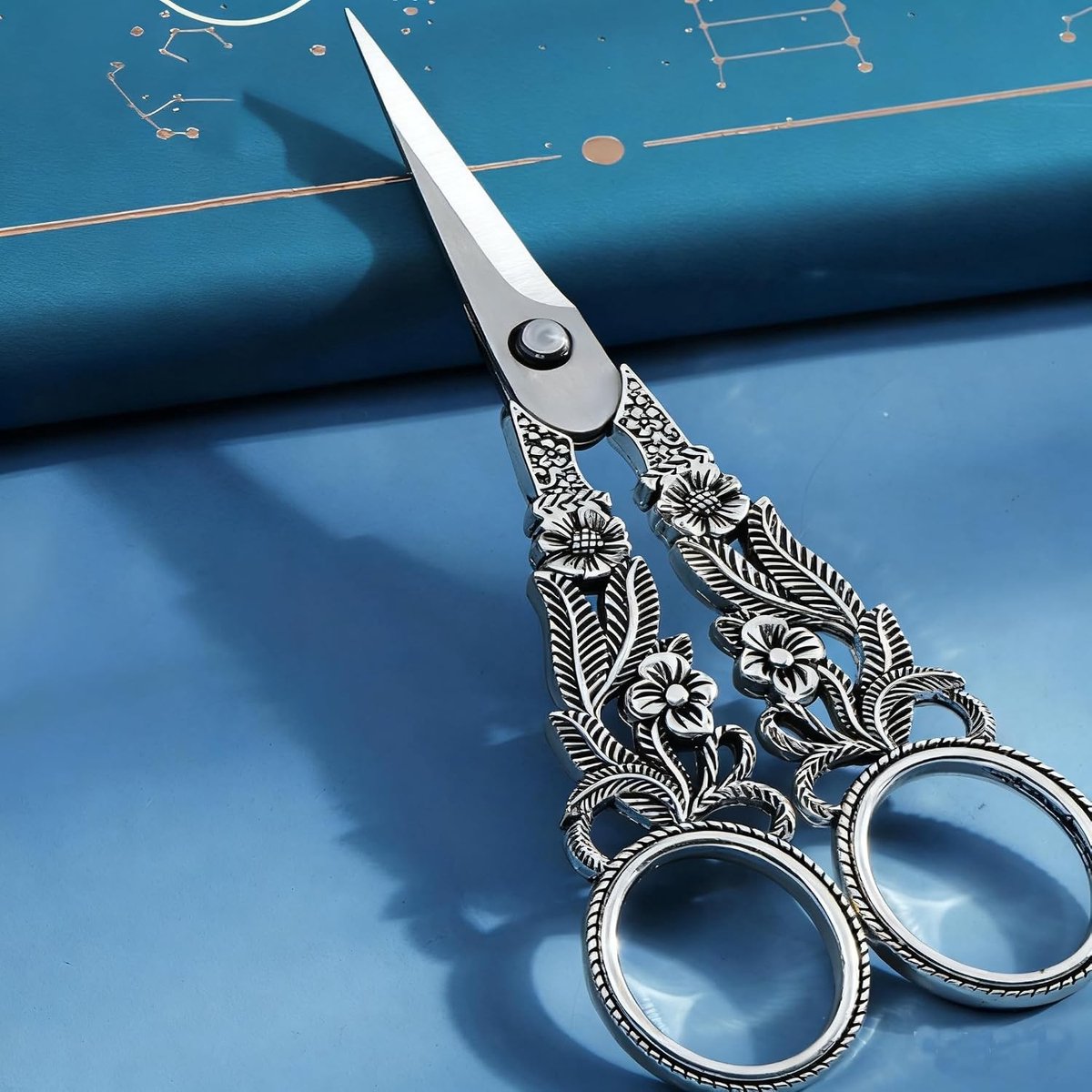 Stalen Vintage Scharen met Hoge Scherpte voor Handwerken, Naaien en Creatieve Projecten met Uniek Ontwerp