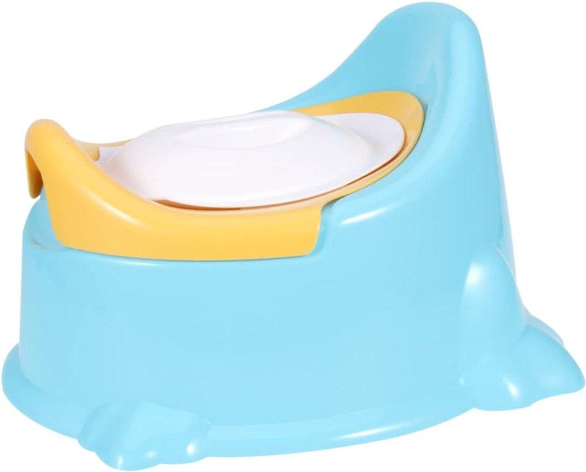 Kinderpotje Toiletbril - Potje Peuter Zindelijkheidstrainer - Zindelijkheidstraining - Ergonomisch Ontwerp - 31 x 23 x 25 cm - Blauw