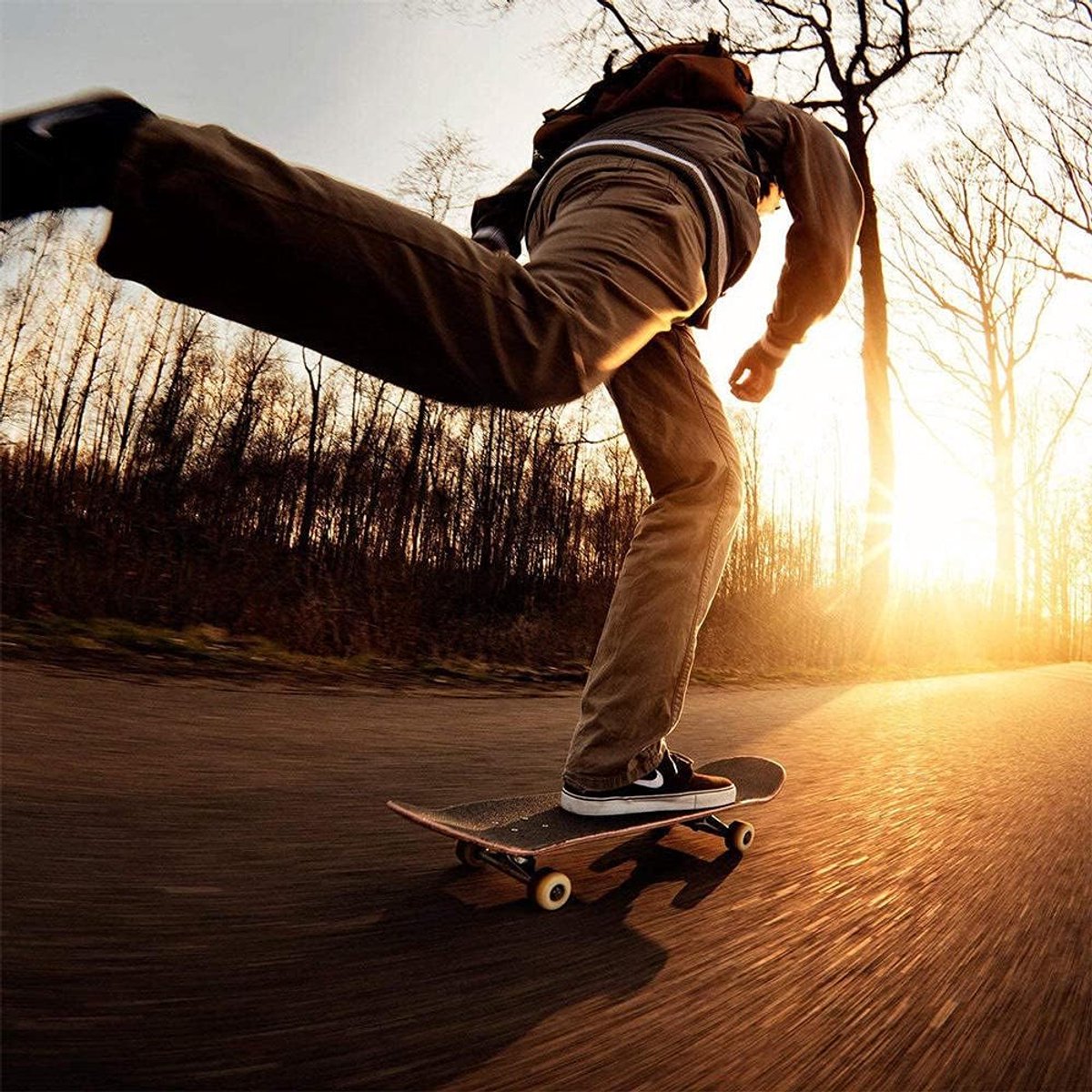 Skateboard Kinderen - Compleet Skateboard - Trick Skateboarden - Double Kick Deck - 31 x 8 inch - Niet gespecificeerd