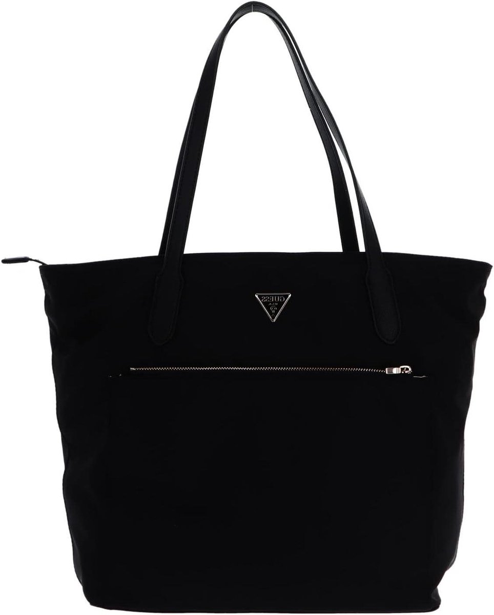 Dames Handtas - Schoudertas Stoffen - Dagelijks Gebruik - Veelzijdig Interieur - 41 cm Breed - Zwart