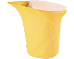 Draagbare Koffiepot - Handgebrouwen Percolator - Koffie Zetten - Drie Snelheden Brouwen - 15.5 x 15.5 x 9 cm - Geel