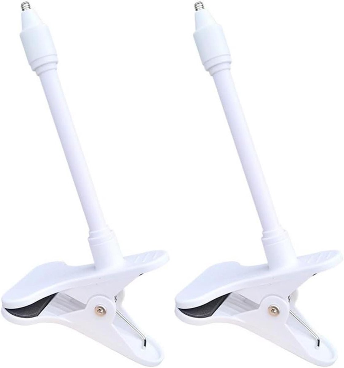 Babyfoon Camera Houder - Baby Monitor Klem - Baby Bewaken - Flexibele Montage - 2 stuks - Wit