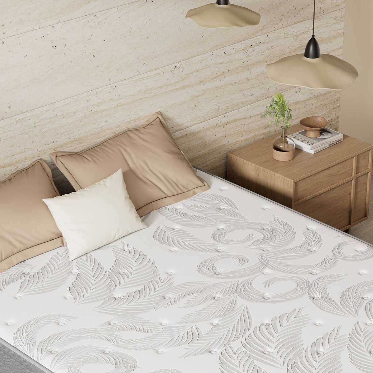 null Matras 140x190 7-Zones Pocketveringmatras - afbeelding 3