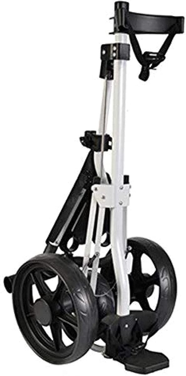 Golf Trolley - Golfkar 3 wiel - Golf Sport - Eenvoudig opvouwbaar - Lichtgewicht - Zwart — afbeelding 4