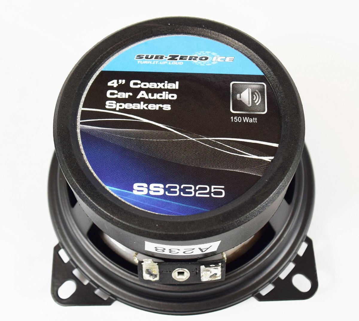 SnelShoppen - 10 cm Coaxiale 150 Watt Luidsprekers voor Auto Stereomuziek - Hoogwaardige Geluidskwaliteit voor Feest en Dagelijks Gebruik - Compact en