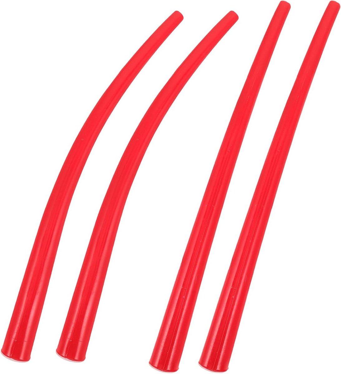Kitpistool Mondstukken - Spuitmonden Verlengstuk - Nauwkeurig Afdichten - Flexibel Hoekontwerp - 26 cm Lengte - Rood