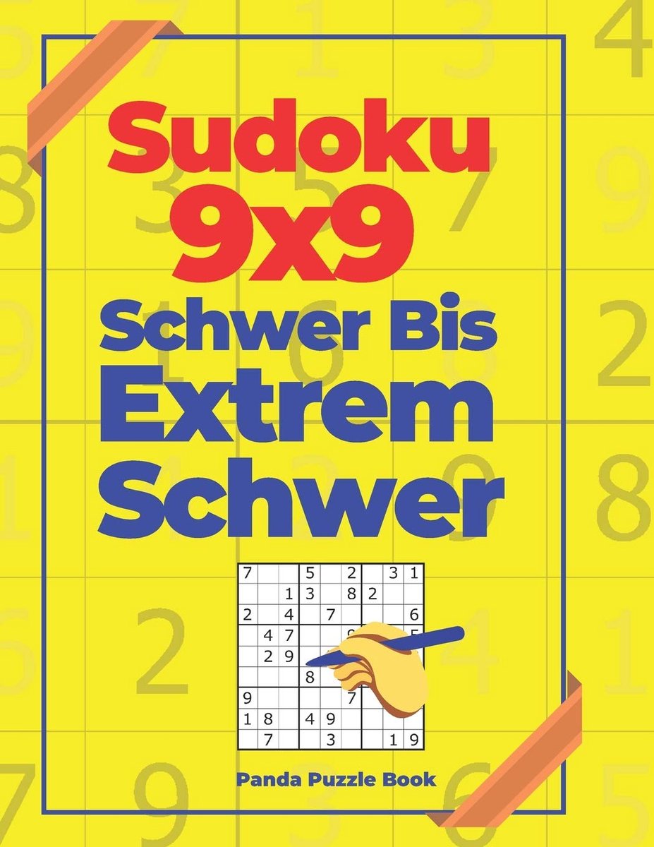 SnelShoppen - Sudoku 9x9 Moeilijk Tot Zeer Moeilijk - Denksport Spellen Voor Volwassenen - 200 Puzzels - Perfect Voor Ontspanning en Breintraining