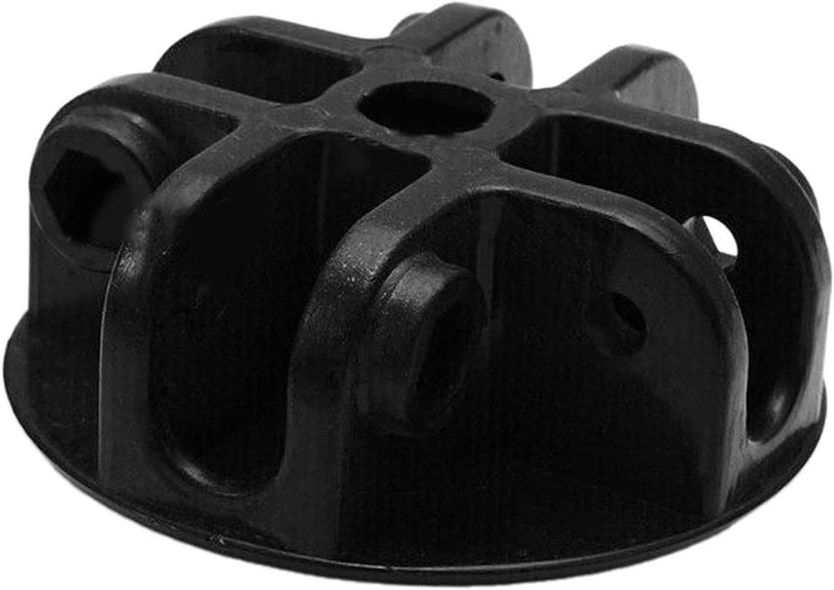 Dakbeugel Partytent - Luifel Connector - Tent Stabiliseren - 4-Weg Middenbeugel - 7 x 3 cm - Grijs