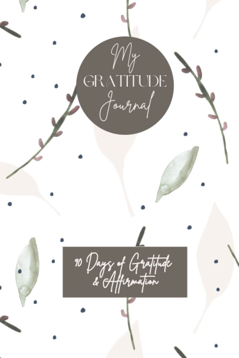 SnelShoppen - Gratitude Journal 6x9 - Eenvoudig 90-Dagen Dankbaarheidsdagboek - Inspirerend Notitieboek voor Zelfreflectie, Persoonlijke Groei en Posi