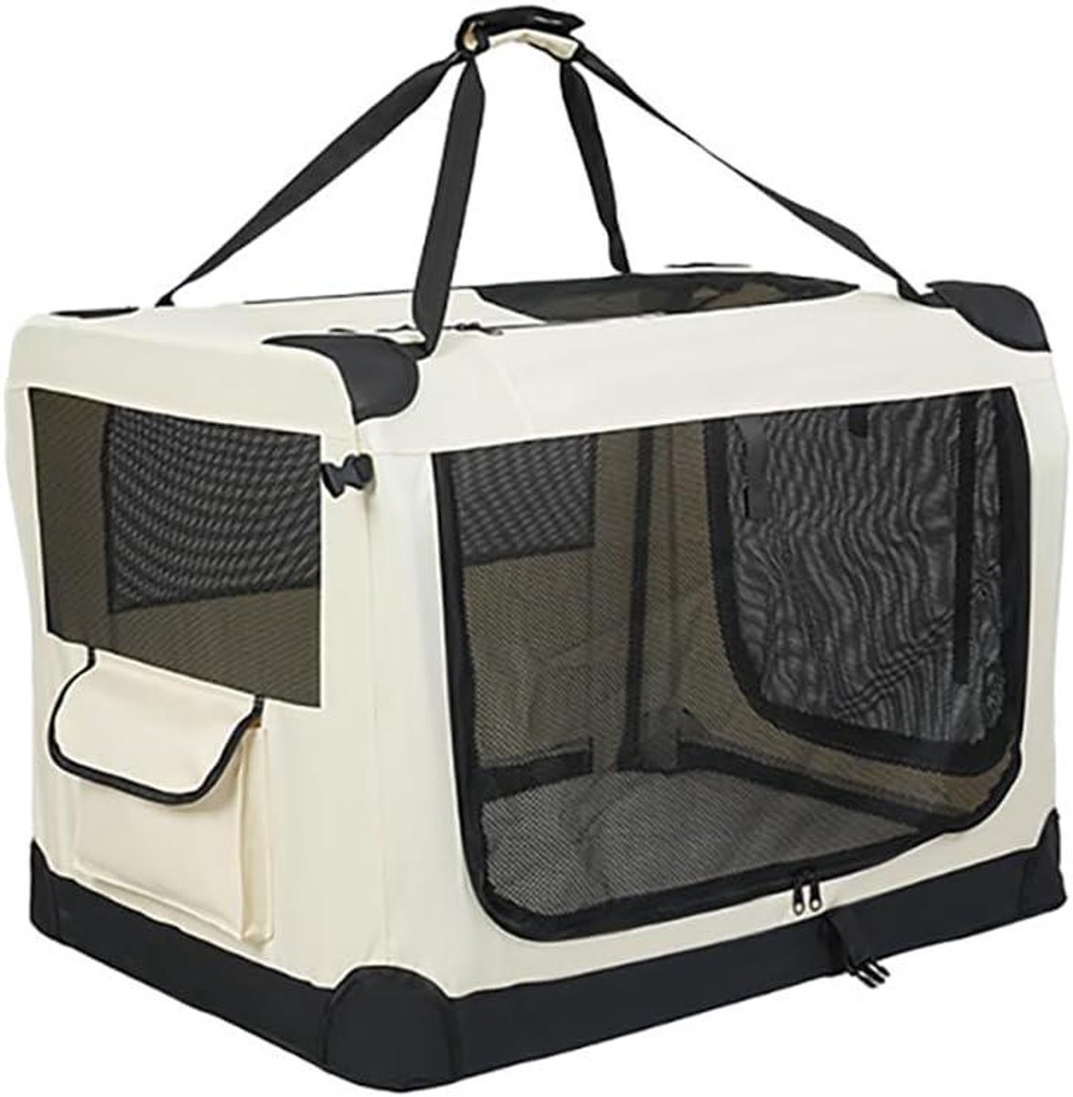 Hondenbench Auto - Reismand Huisdier - Veilig Vervoer - Opvouwbaar Ontwerp - 50 x 35 x 35 cm - normal