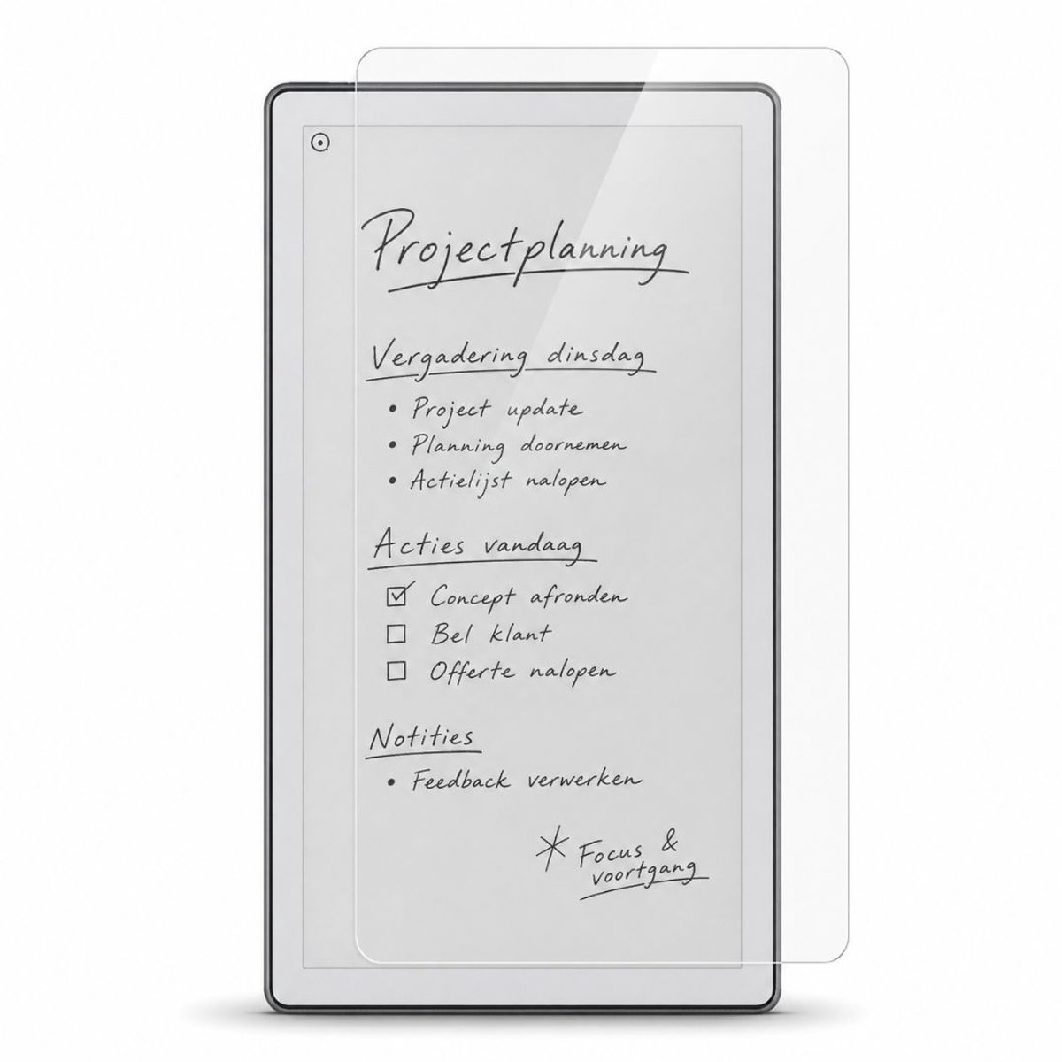 Raykon Paper Feel Screen Protector Geschikt voor reMarkable Paper Pro Move - Extra Sterk - Beschermglas - Gehard Glas - Tempered Glass - Beschermfolie
