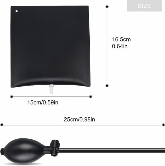 Air Wedge Pomp Montage-Kussen - 6 Stuks voor Raam- en Deureninstallatie, Autoreparatie — afbeelding 5