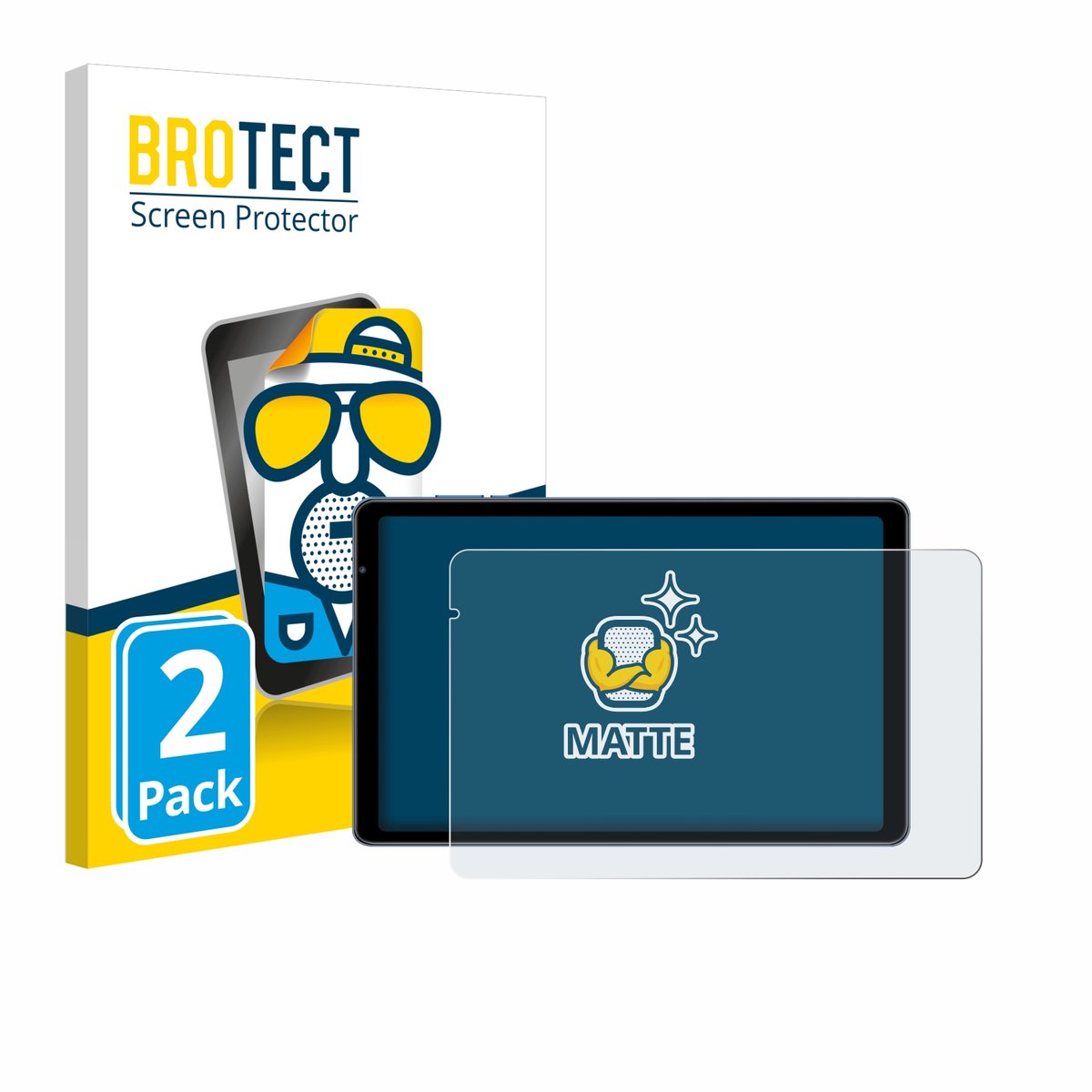 BROTECT - Screenprotector voor Sebbe S22 10.1" - Folie Beschermfolie matte 2 Stuks
