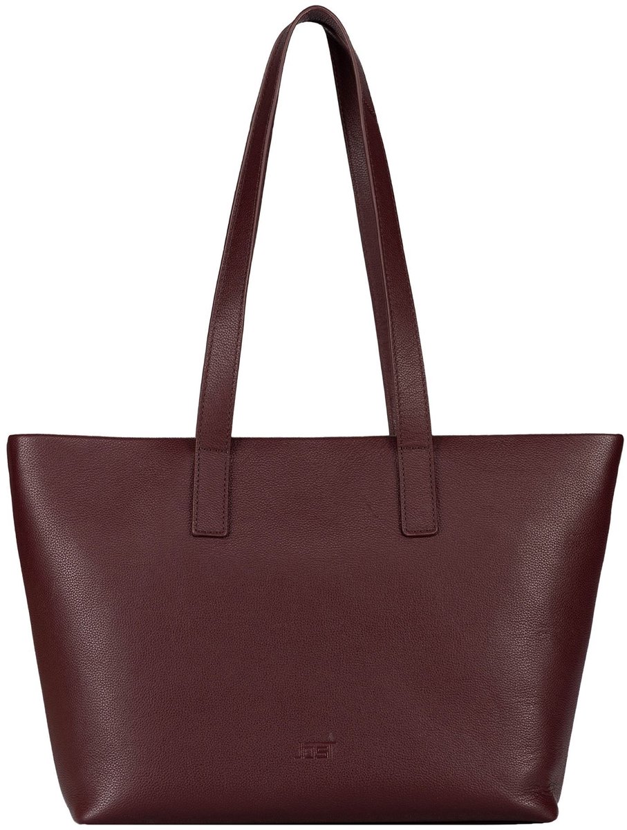 JOST Leren business tas shopper Lysa Business Shopper Red donkerrood