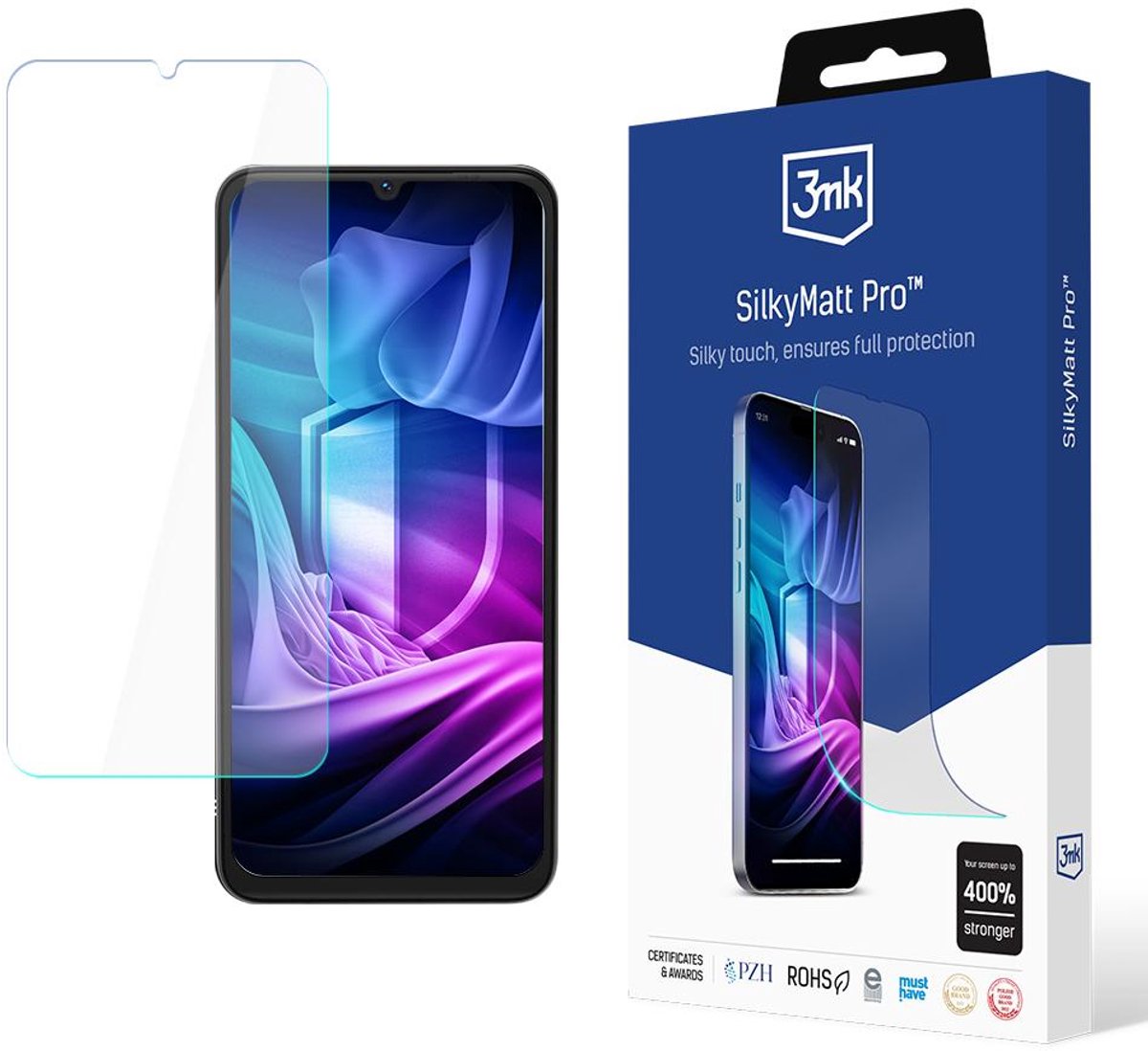 3Mk Silky Matt Pro Voor Doogee N55 Plus Gehard Glas Schermbescherming Hoog