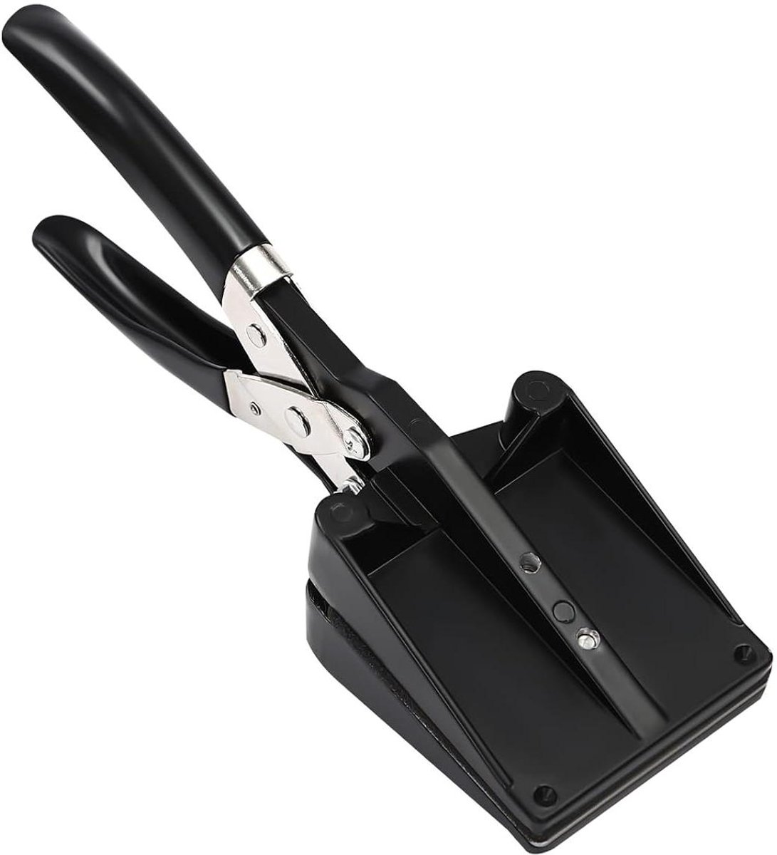 Fotosnijder Handmatig - Stansmachine ID Foto - Foto's Bijsnijden - Gladde Randen - 3.5 x 4.5 cm - Zwart