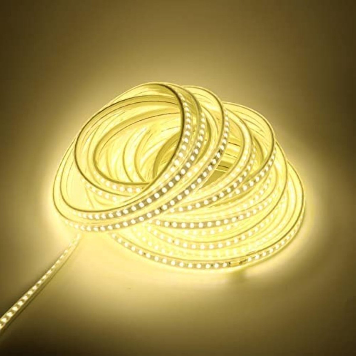 6M LED Strip Wit 220V Buitenverlichting Waterdicht met EU Stekker, 5730 IP67 Flexibel Strips Verlichting 6 Meter