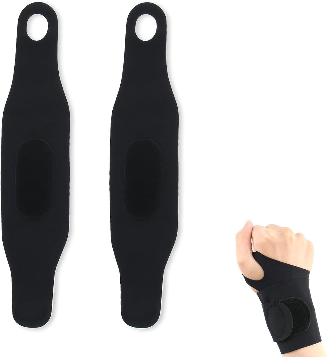 2 stuks polsbandages, gym, handbandage polssteun sport, verstelbare bandage polsbandage rechts, links, polsondersteuning, polswraps handrail voor polsbeschermers, sport, fitness