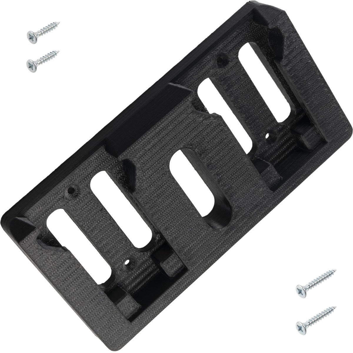 Omgoods - Wandmontage voor 2 Milwaukee M18 Batterijen inclusief Montagemateriaal