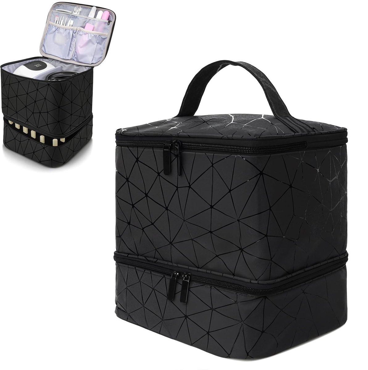 Omgoods - Nagellak Organizer - Dubbel Laags Opbergdoos voor 30 Flesjes