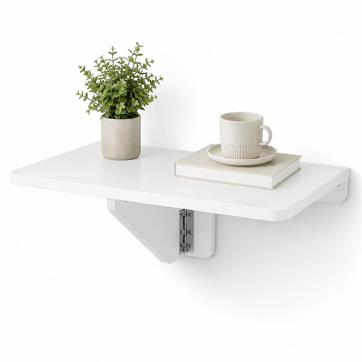 Omgoods - Wandklaptafel 60x40 cm - Ruimtebesparende Vouwtafel voor Kleine Ruimtes