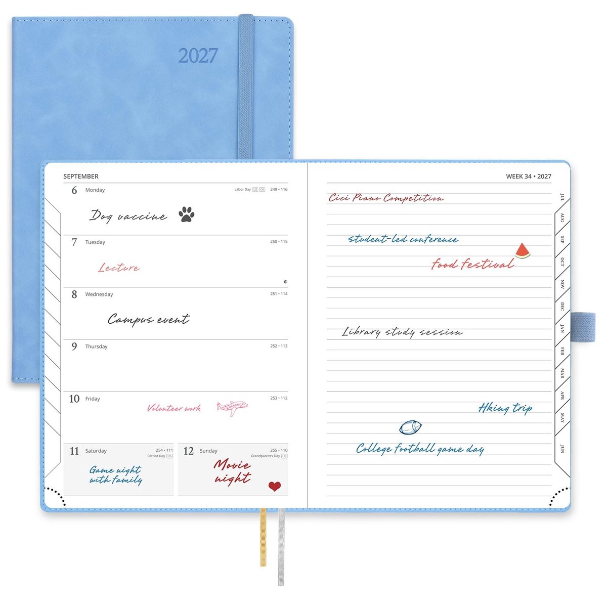Omgoods - 2027 Planner Kantoorproducten - Flexibound Notitieboek