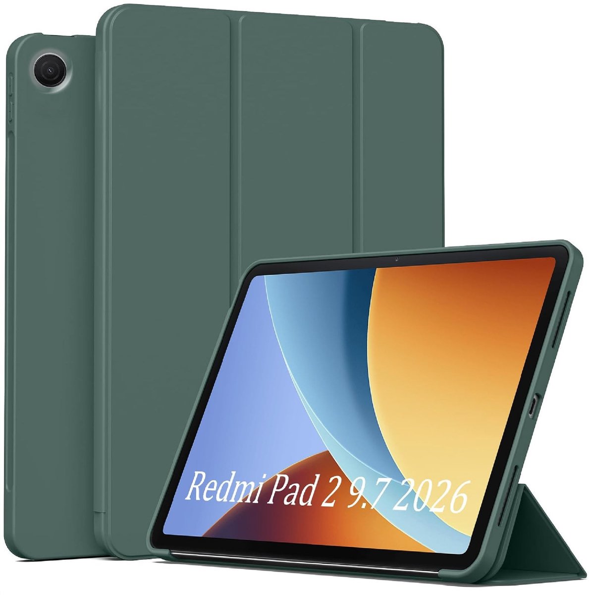 Omgoods - Zachte Flip Hoes voor Xiaomi Redmi Pad 2 9.7 met Huidvriendelijke Textuur