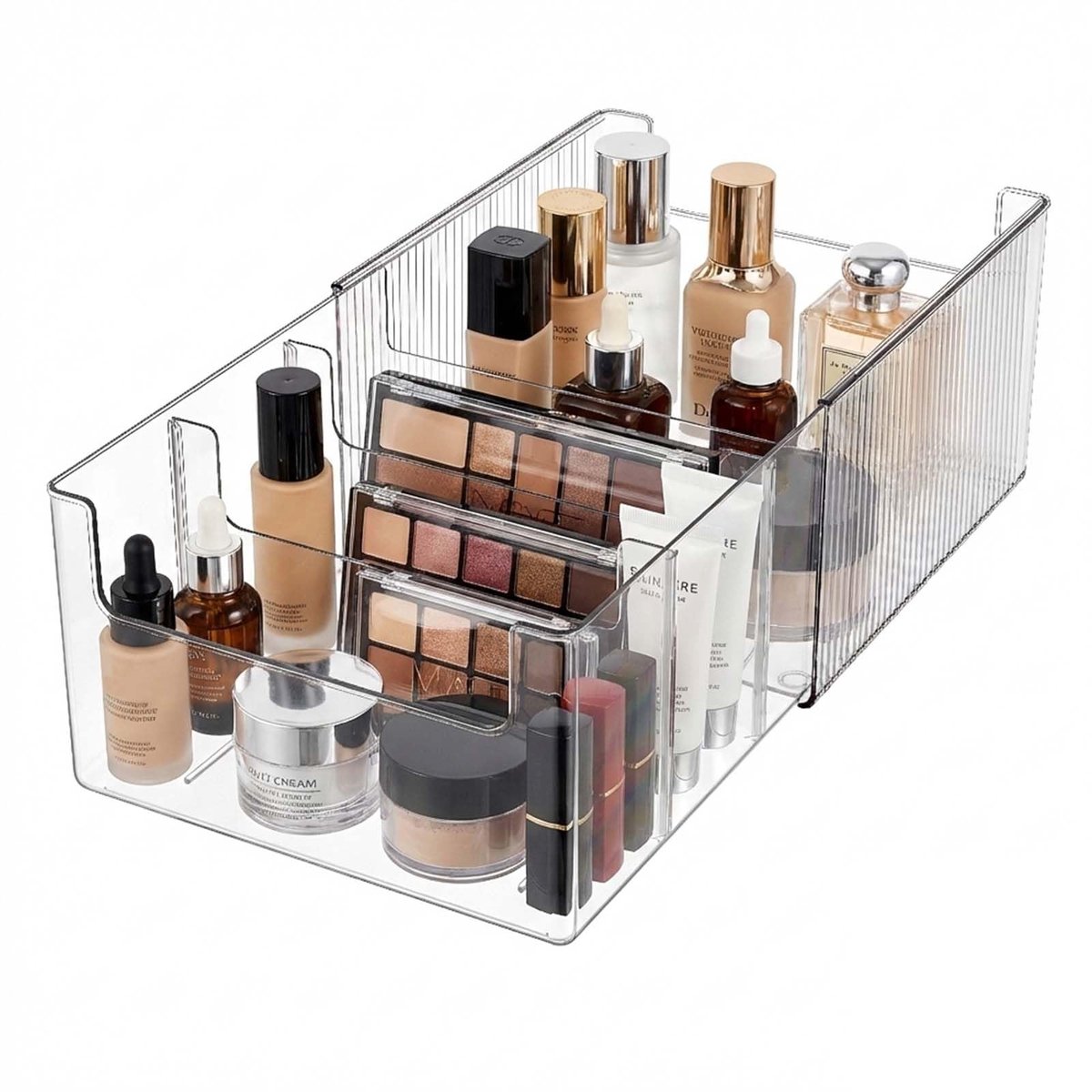 Omgoods - Uittrekbare Make-up Organizer - Transparante Cosmetica Opbergdoos voor Badkamer en Keuken