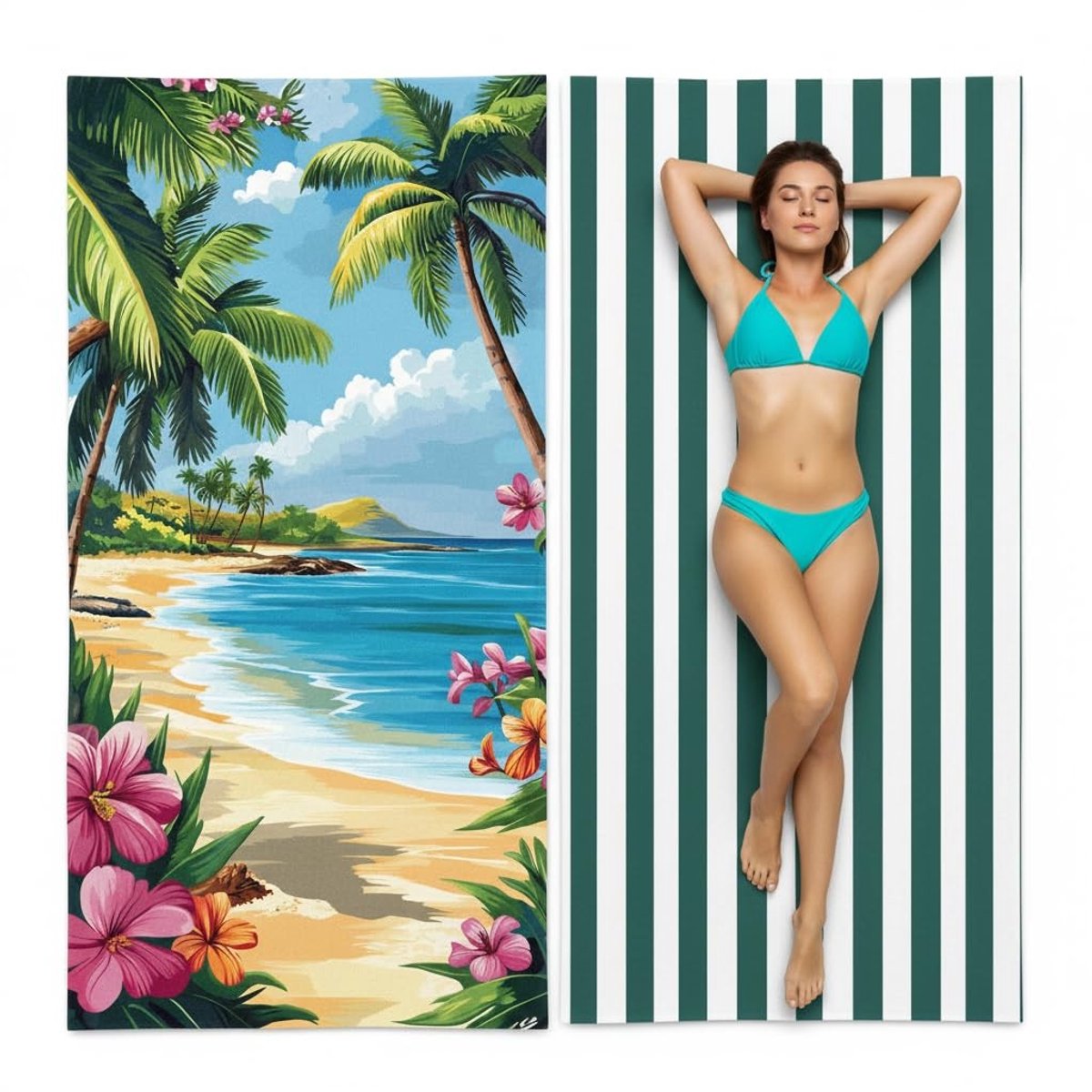 Omgoods - Microvezel Strandhanddoek XXL - Sneldrogend en Zandvrij