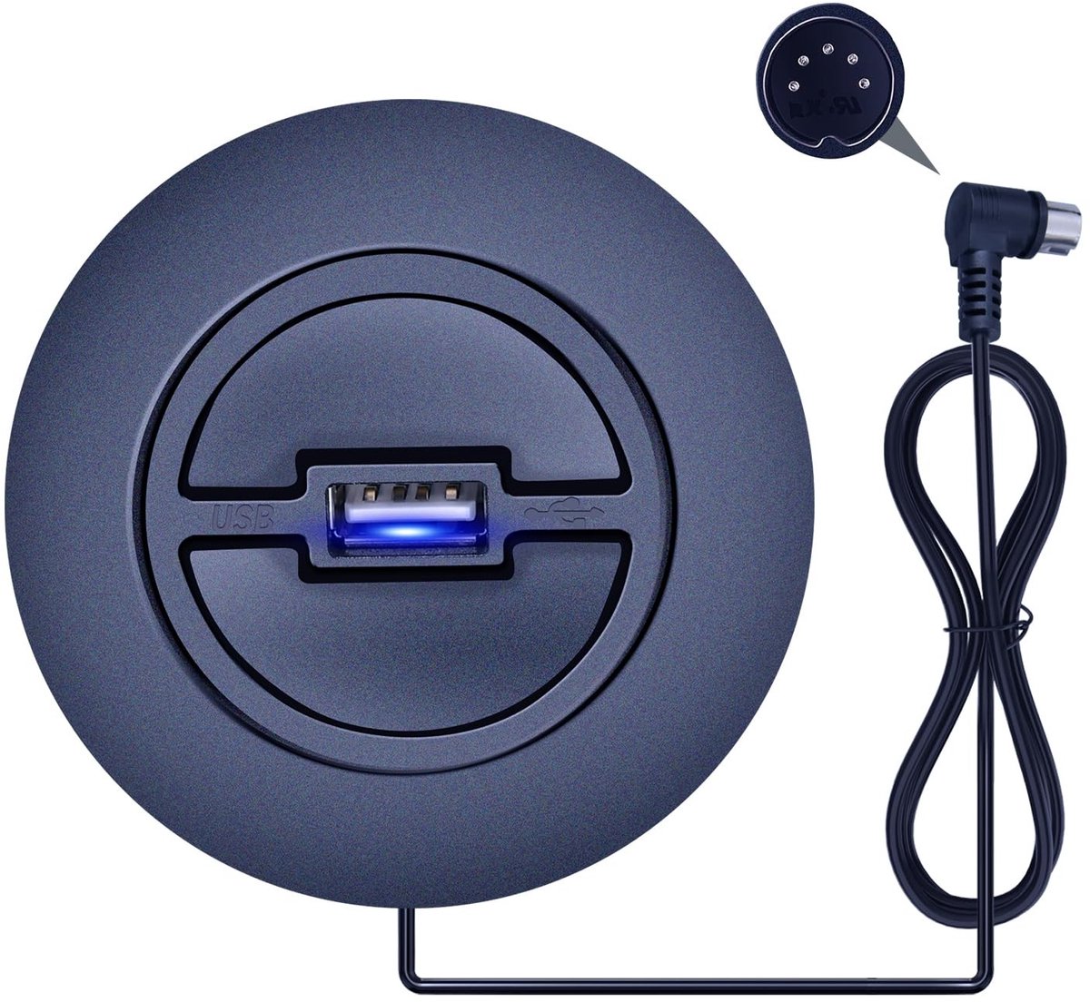 Omgoods - Elektrische Schakelaar met 5 Pinnen voor Verstelbare Stoelen - USB Bediening met 2 Knoppen