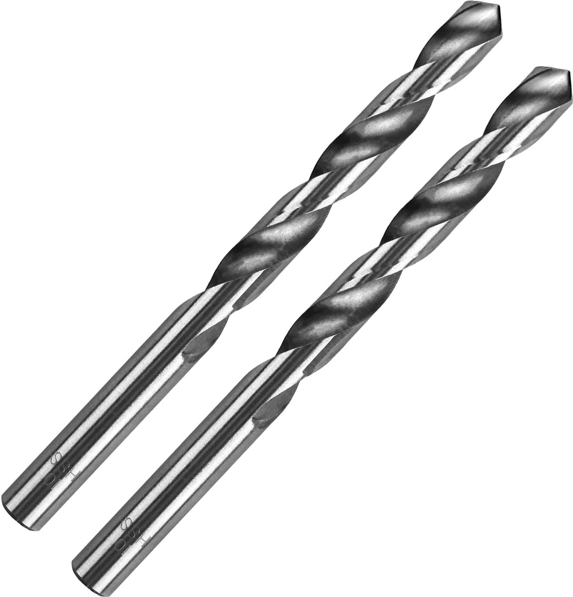 2 stuks, 10 mm, M35 HSS kobalt jobber boorset, metalen boor, spiraalboor voor roestvrij staal, hardstaal, metaal, hout en kunststof, robuust en hittebestendig boorgereedschap