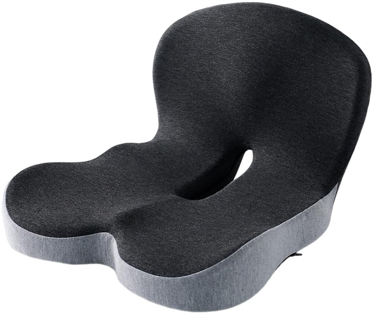 Omgoods - Orthopedisch Memory Foam Zitkussen voor Stoelen en Auto