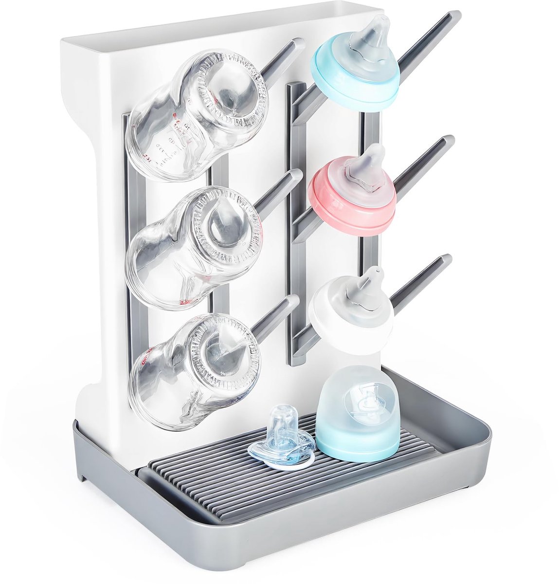 Omgoods - Staande Droogrek voor Babyflessen met Drainer