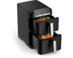 Tefal Easy Fry Crispy Stack EY7528 - Dubbele Airfryer - 10L - 40% Ruimtebesparing - Voor 6 Personen