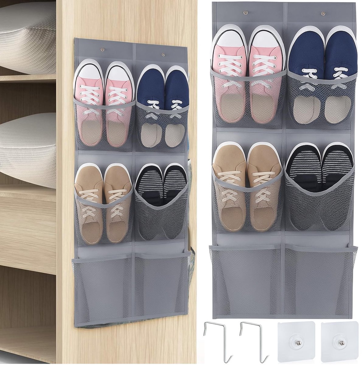 Omgoods - Hangende Organizer voor Schoenen met 6 Compartimenten