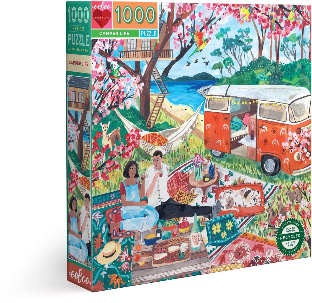Omgoods - Puzzel 1000 Stukken: Camper Leven - Voor Volwassenen